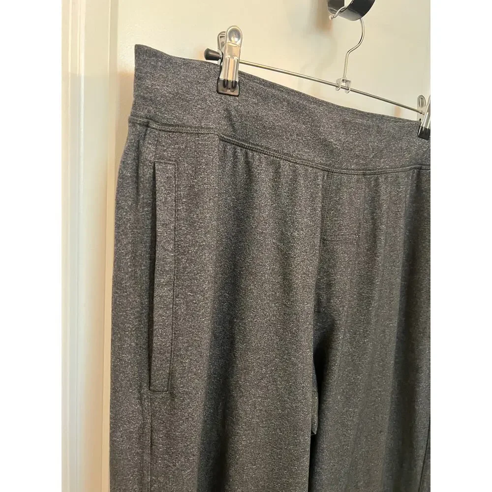 Lululemon Kung Fu Pant 2.0 in Heathered Black Men's XL Yoga Lounge Travel Gym